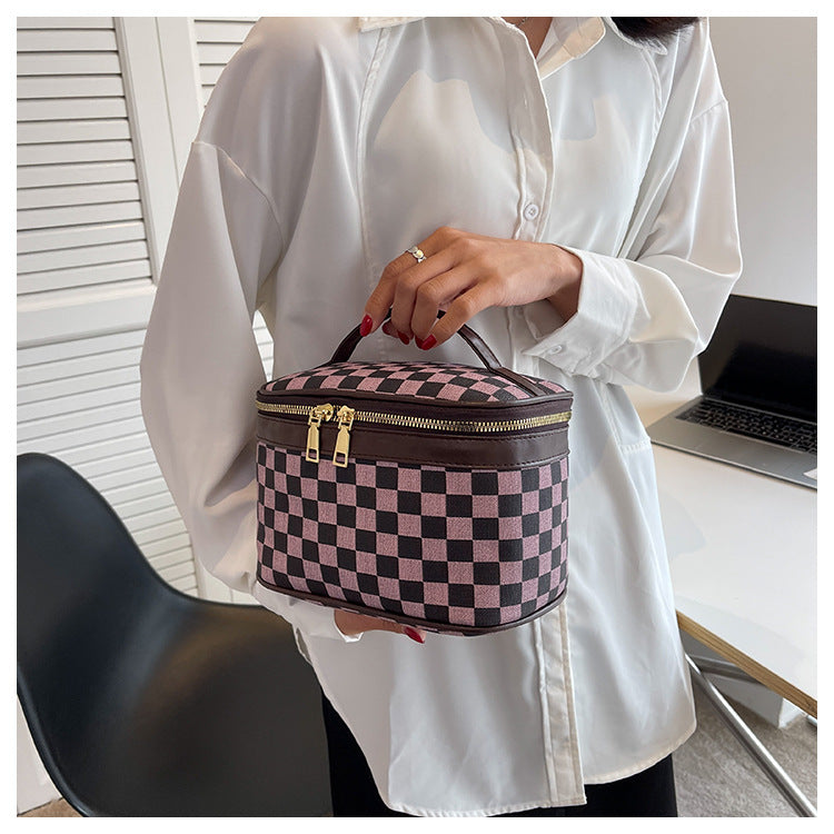 RTS: Vegan Leather Checker Case