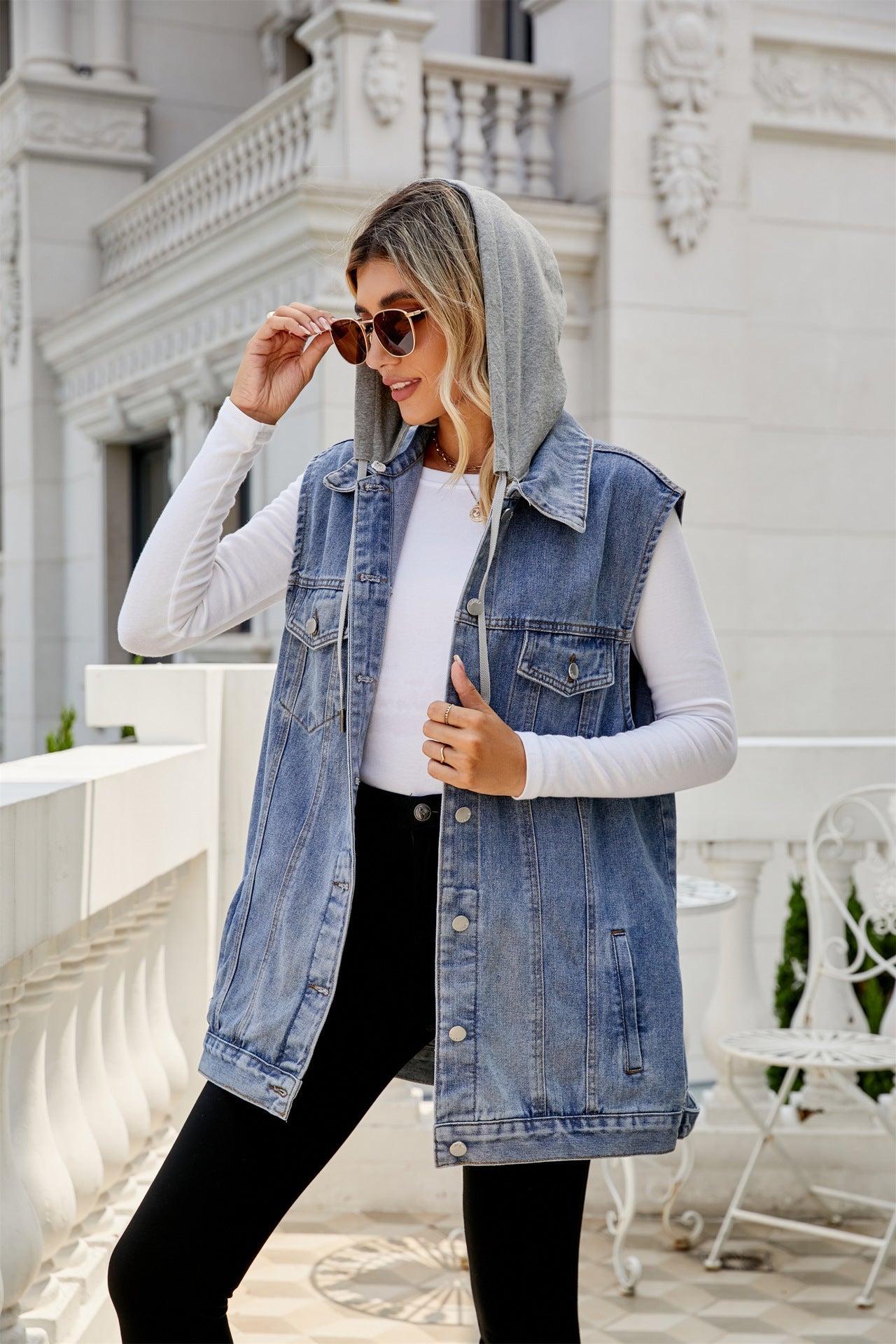 PREORDER: The Janie Jean Vest with Detachable Hood 1.20.25 osym