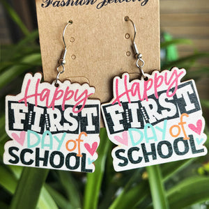 *RTS* First day of School Earrings