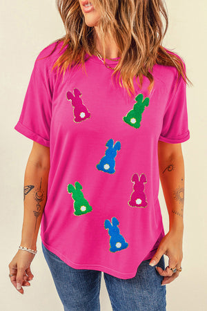 PREORDER: Embellished Easter Bunny Shirt 2.24.25 osym