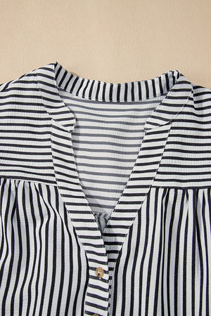 Black Stripe Plus Mini Dress February.