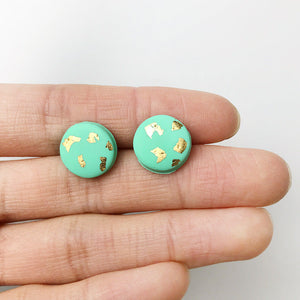 *RTS*  Gold Fleck Clay Studs