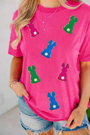 PREORDER: Embellished Easter Bunny Shirt 2.24.25 osym