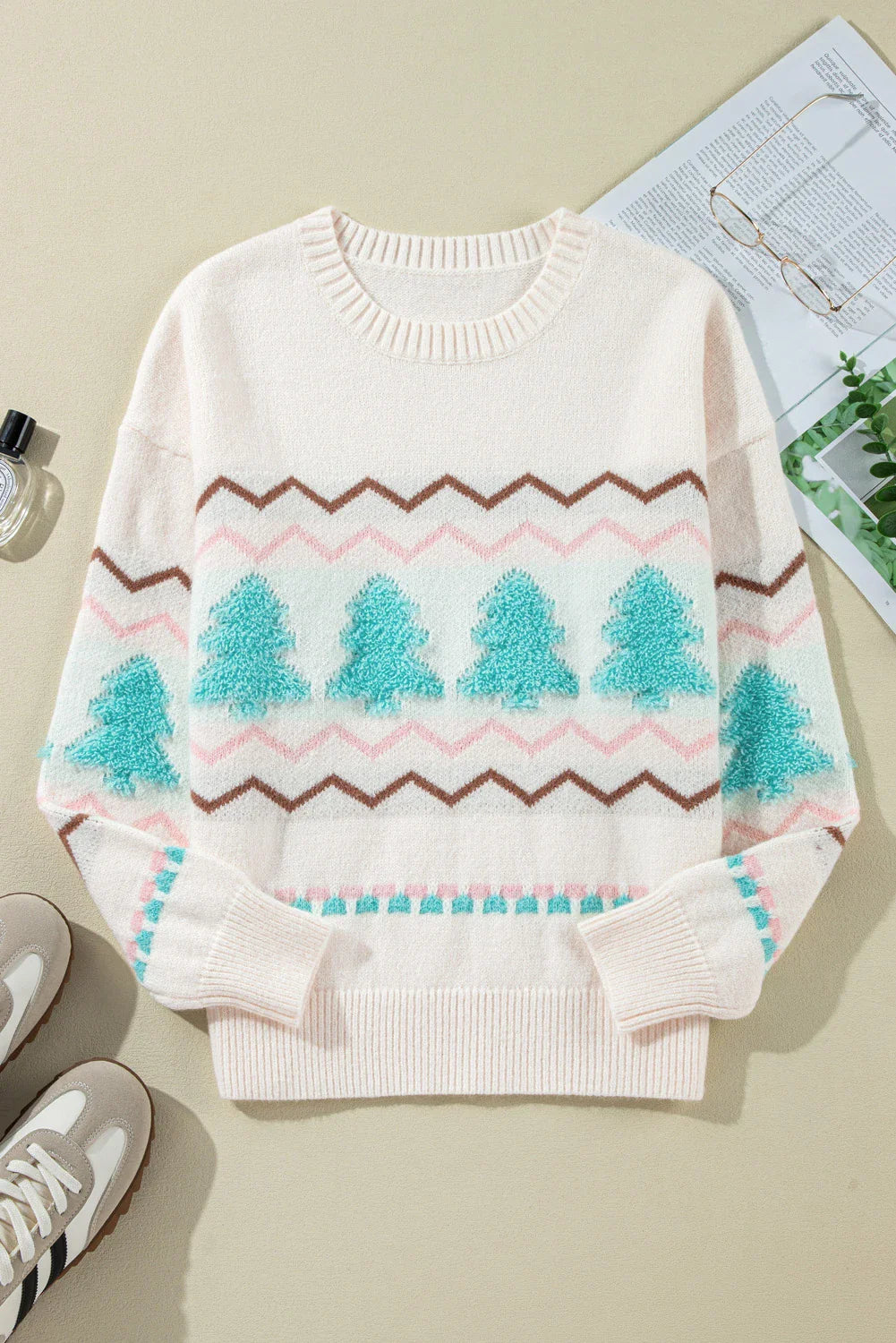 RTS: Mint Christmas Sweater