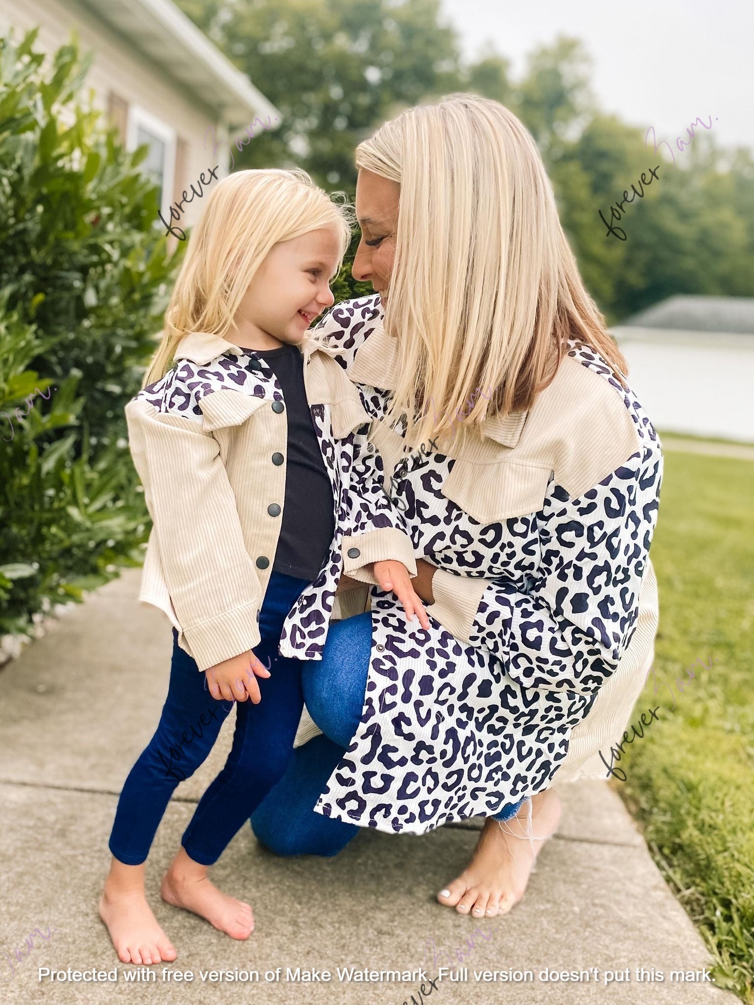 RTS: Leopard Mama and Me shacket!