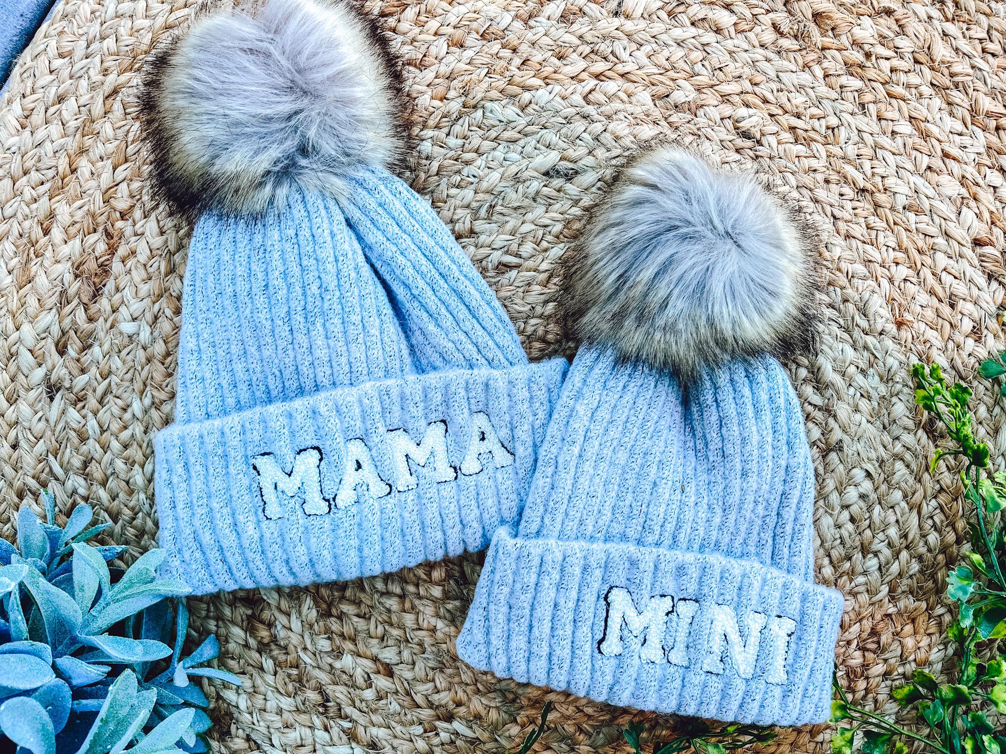 RTS: Mama and Mini Patch Beanies