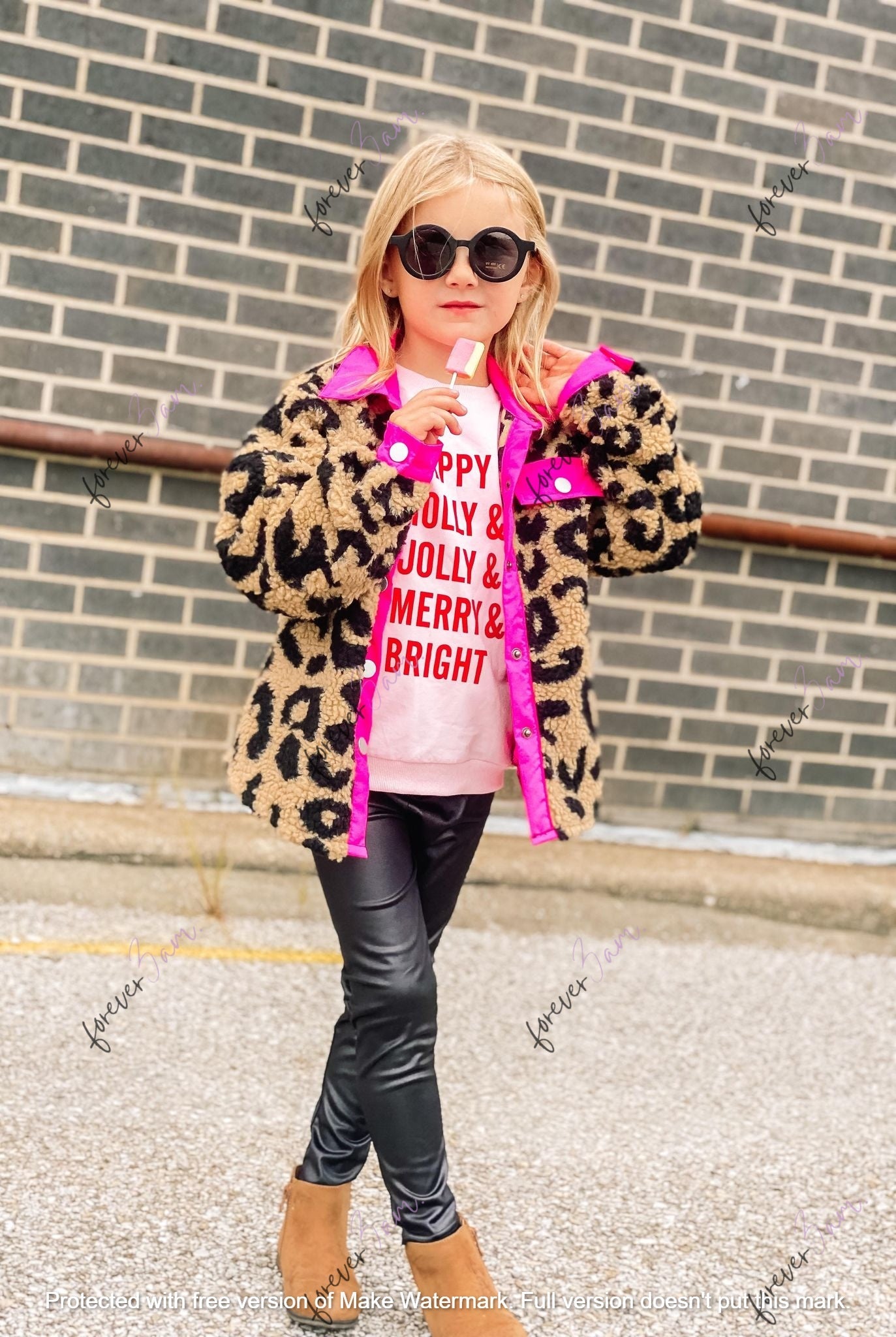 RTS: Leopard MOMMY AND ME Sherpa shacket!