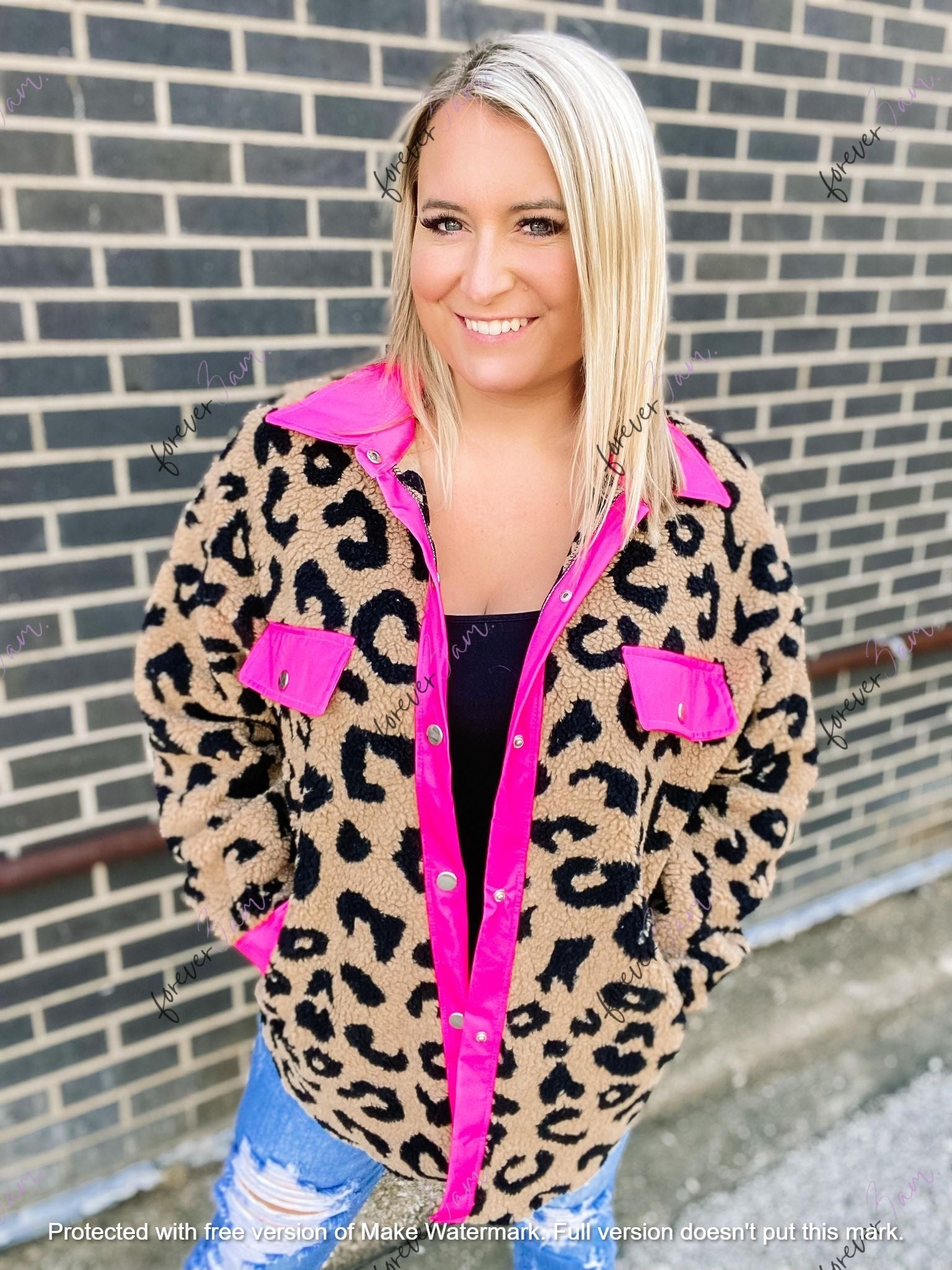 RTS: Leopard MOMMY AND ME Sherpa shacket!