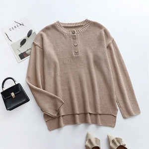 RTS: Button Knit Top-