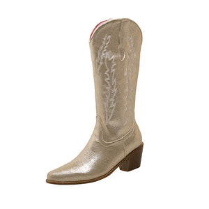 RTS: The Elle Woods Bend and Snap Cowgirl Boot-