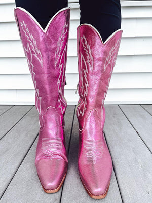 RTS: The Elle Woods Bend and Snap Cowgirl Boot-