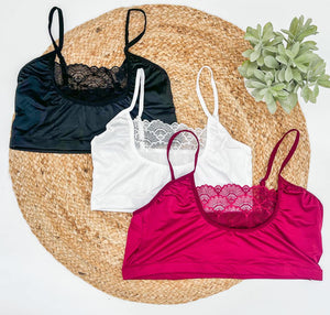 RTS: Lace Bralette Cami-