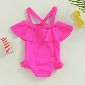 RTS: Girls Neon Swim-