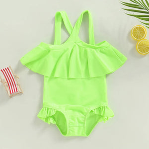 RTS: Girls Neon Swim-