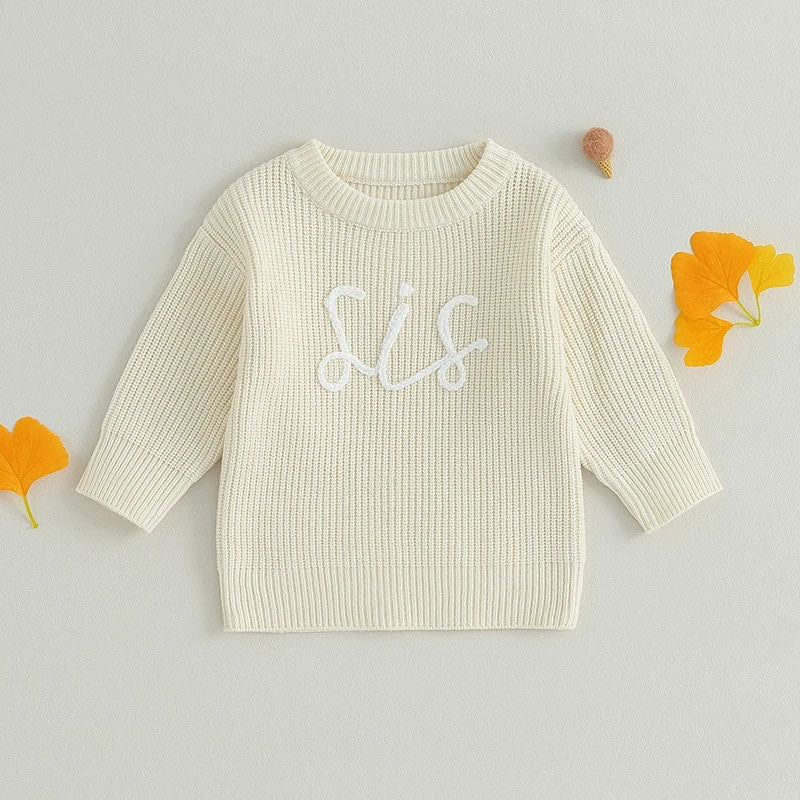 RTS: Sis Knitted Onesie or Sweater-