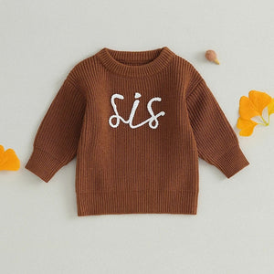 RTS: Sis Knitted Onesie or Sweater-