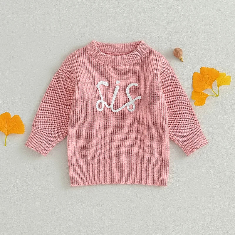 RTS: Sis Knitted Onesie or Sweater-