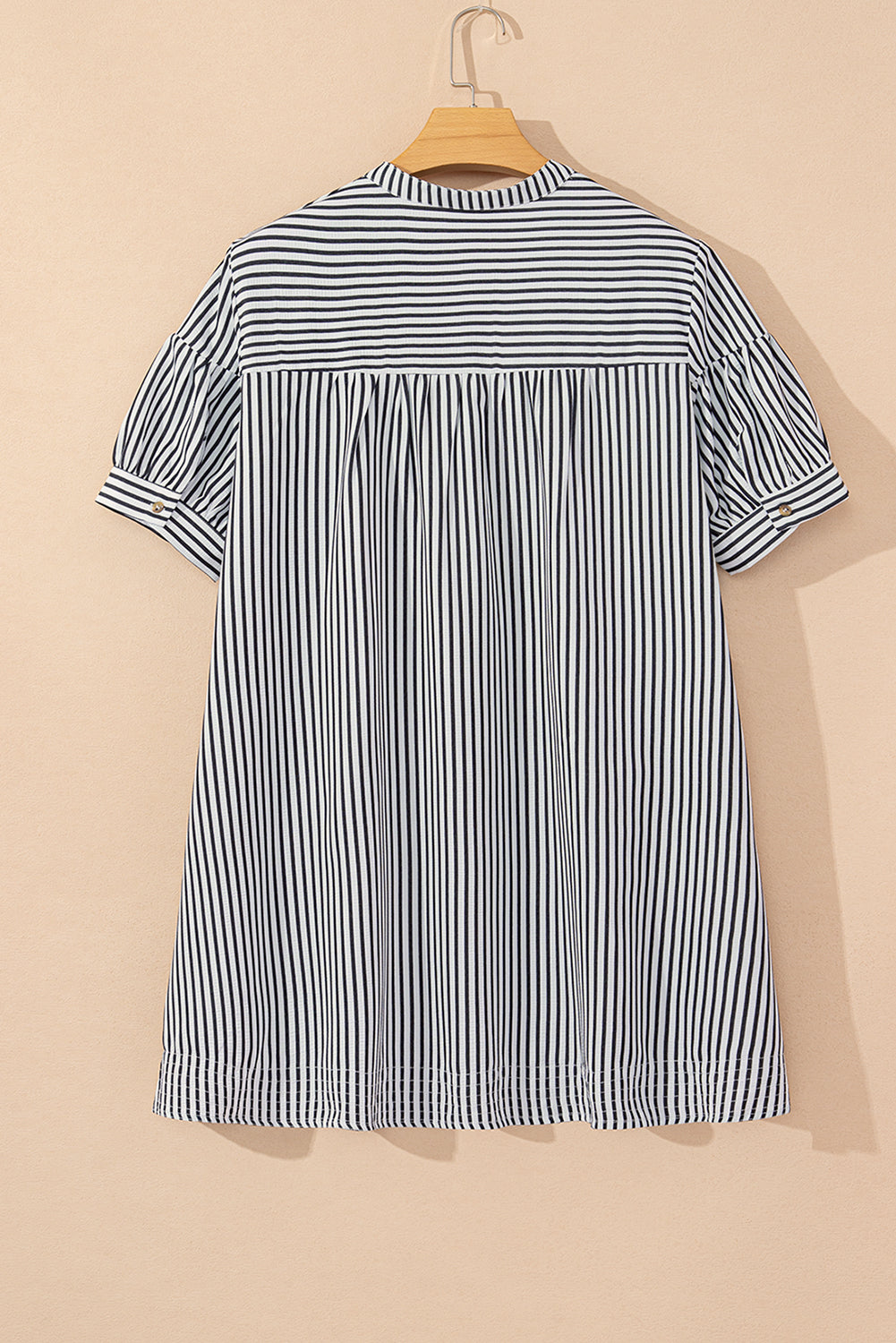 Black Stripe Plus Mini Dress February.