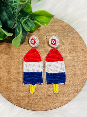 *RTS* Beaded Popsicle Earrings