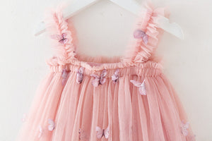 RTS: Butterfly & Flower Tulle Twirl Dress