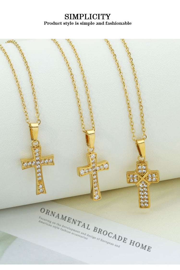 *Preorder: Cross of Grace Pendant Necklace*