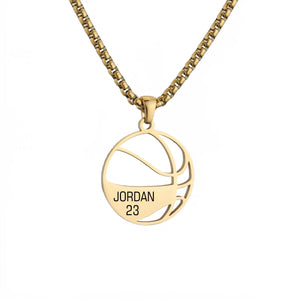 Preorder: Custom engraved Sports Necklaces