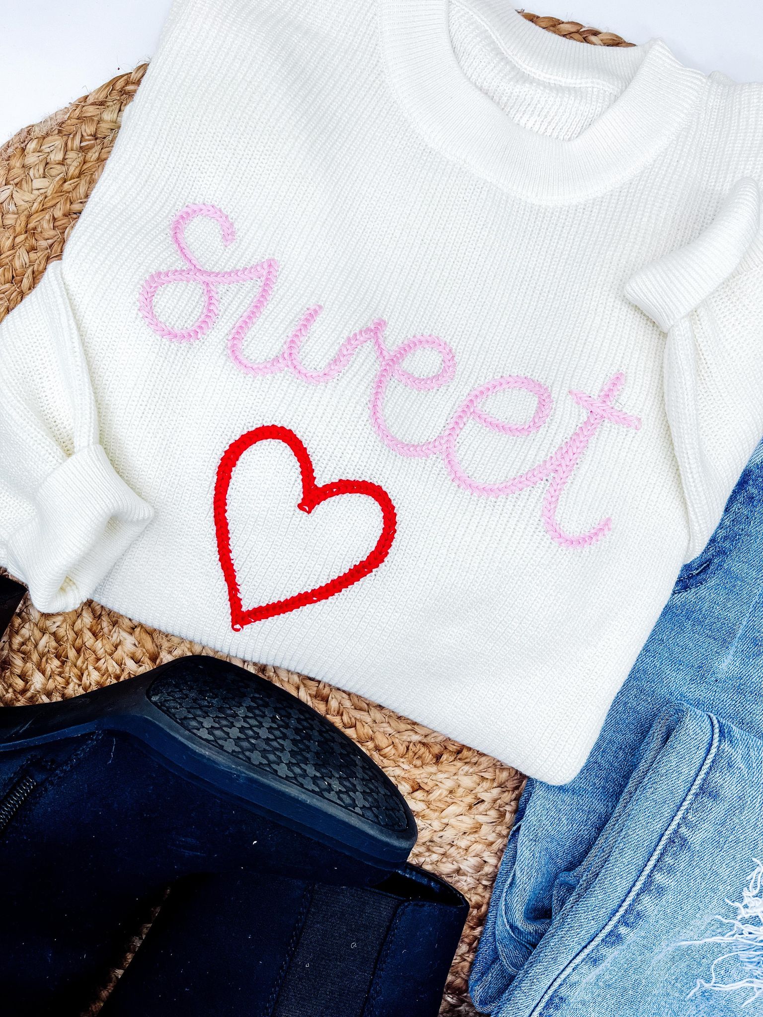 RTS: Mommy and Me Valentine's Sweetheart Sweater!