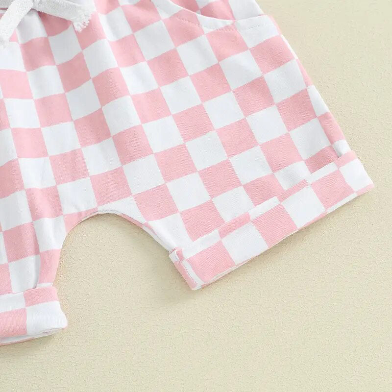 RTS:  Checkered Pocket and Short Set-