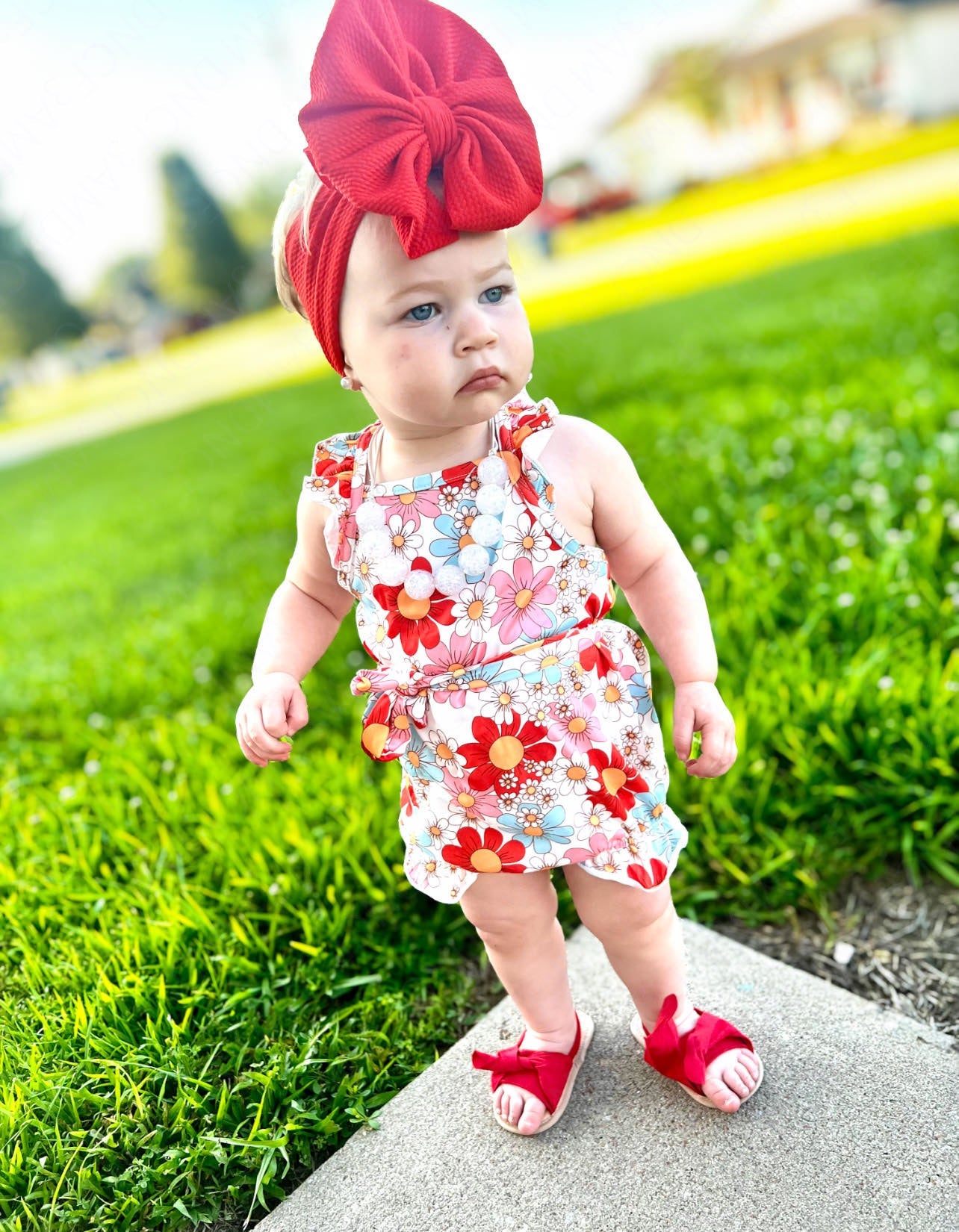 RTS: The Riley Floral Bubble Romper