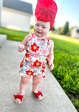 RTS: The Riley Floral Bubble Romper