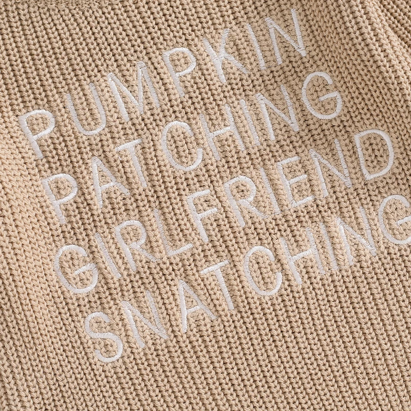 RTS: Pumpkin Patch Knit Onesie