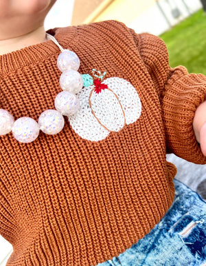 RTS: Lil Pumpkin Knit Sweater