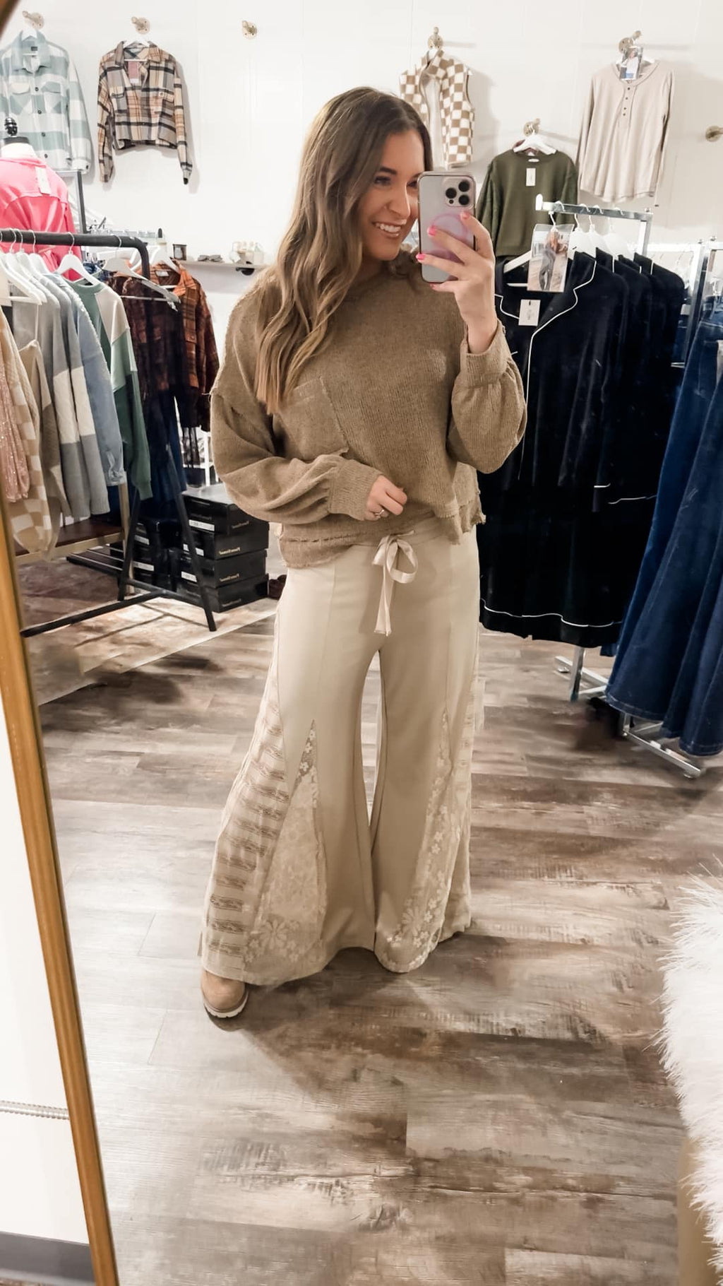 PREORDER: The Wynn Lace Wide Leg Pants 2.24.25 osym