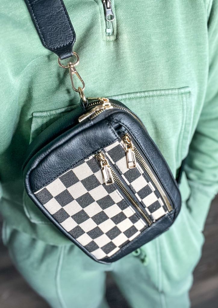 RTS: Checker Briann Crossbody