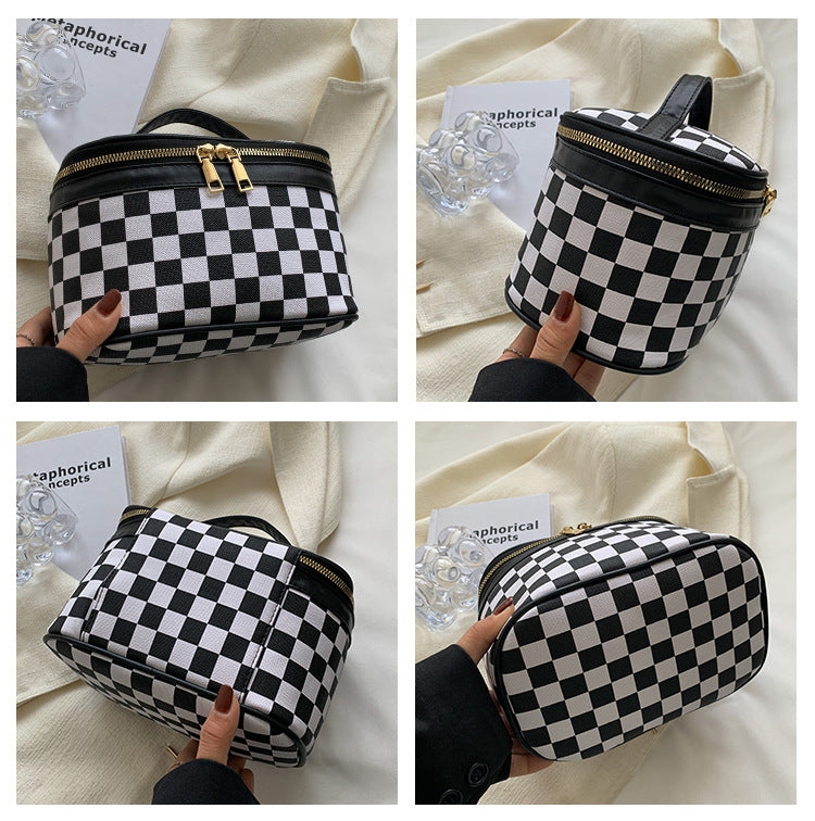 RTS: Vegan Leather Checker Case