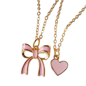 *Preorder: Sweetheart Bow Layered Necklace*