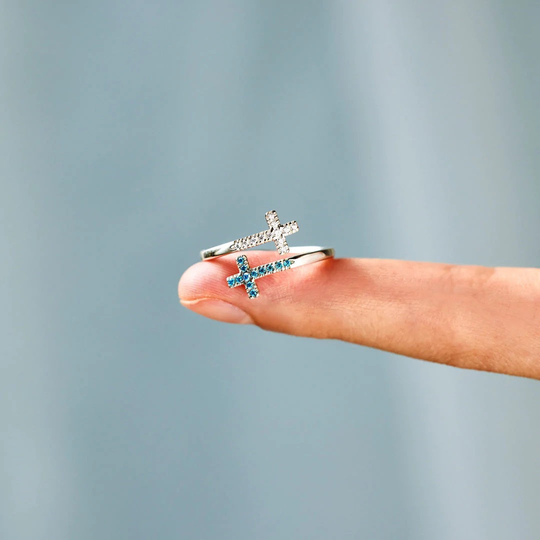 *Preorder: Faithful Harmony Adjustable Cross Ring