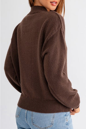 Brown "Howdy" Boot Graphic Sweater LT