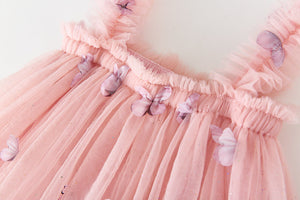 RTS: Butterfly & Flower Tulle Twirl Dress