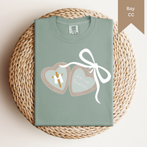 He Is Risen Heart Tee.