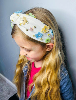 *RTS: Spring Floral Embellished Headbands*