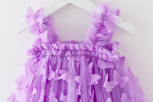 RTS: Butterfly & Flower Tulle Twirl Dress