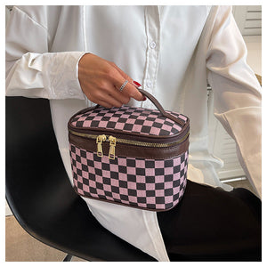 RTS: Vegan Leather Checker Case