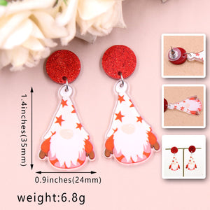 *RTS* Acrylic Gnome Earrings