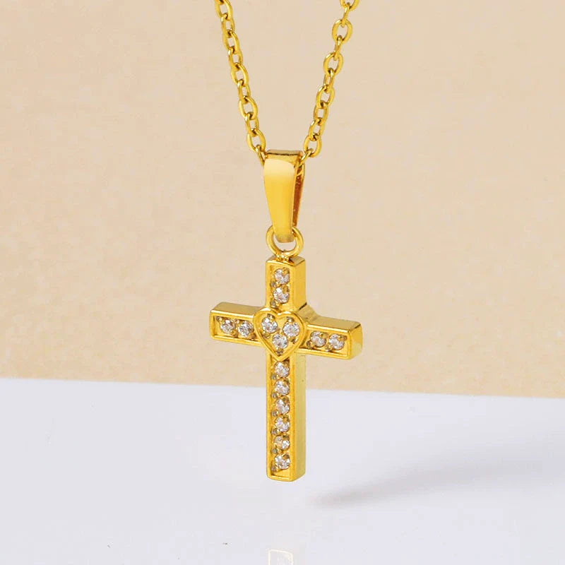 *Preorder: Cross of Grace Pendant Necklace*