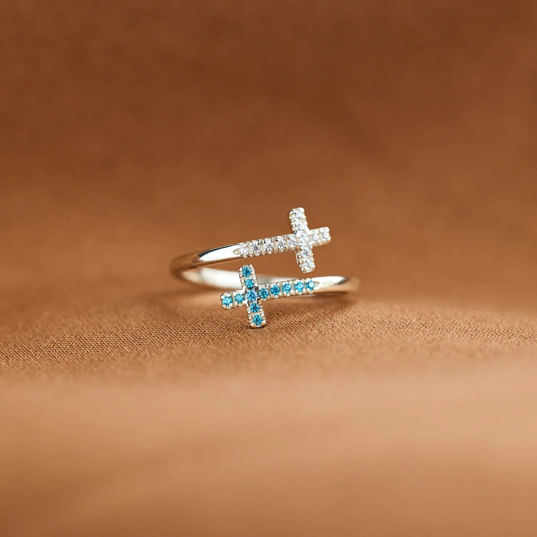 *Preorder: Faithful Harmony Adjustable Cross Ring