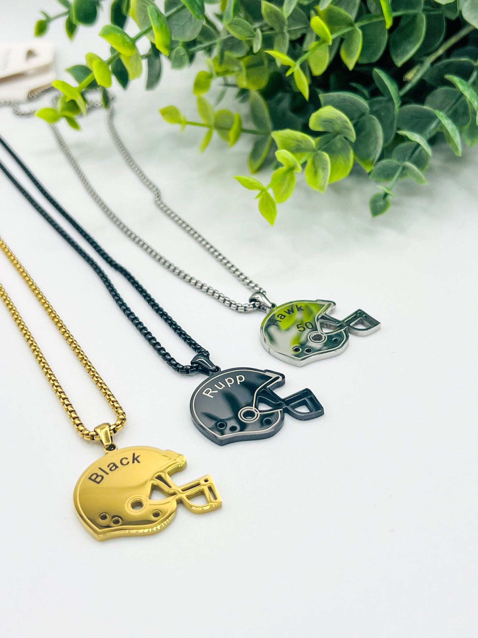 Preorder: Custom engraved Sports Necklaces