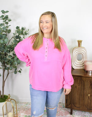 Plus Size Drop Sleeve Top RTS