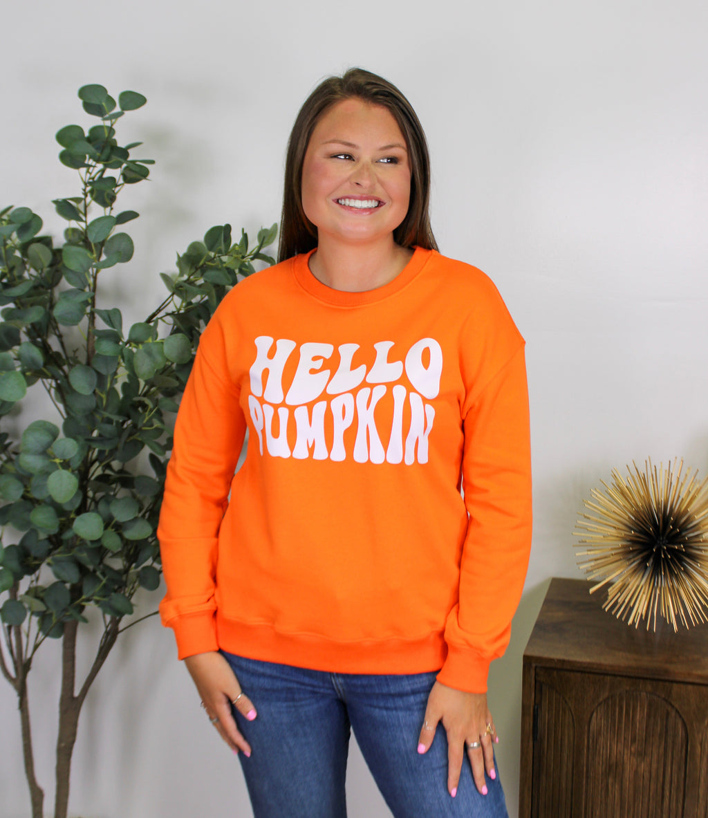 Hello Pumpkin Crewneck RTS