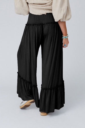 Black Flowy Pants LT